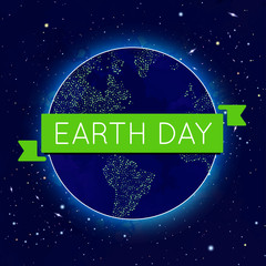 Wall Mural - Vector Earth Day, Eco Day Illustration