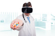 © Catalin Pop - Modern medic holding pills and vitamins in hand