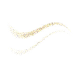 Wall Mural - vector gold glitter wave abstract background, golden sparkles on white background, gold glitter card
