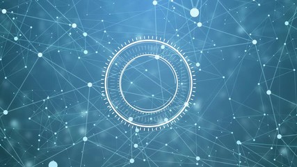 Abstract social network with a clock