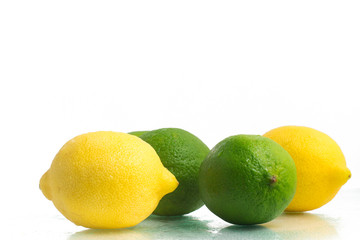 Wall Mural - Green and Yellow Lemon or Lime.