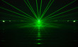 green laser light and sound