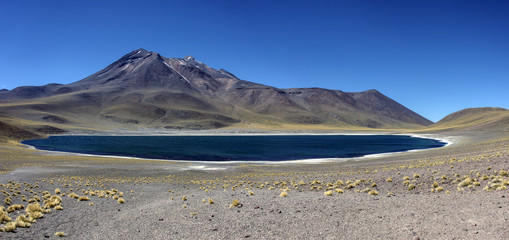 Canvas Print - Lago Miscante Chile Panorama