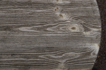 Wall Mural - grey wood texture