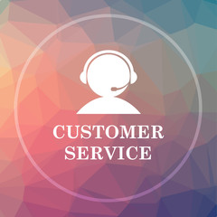 Wall Mural - Customer service icon