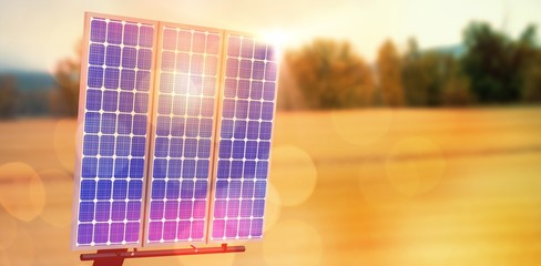 Poster - Digital composite of 3d solar panel