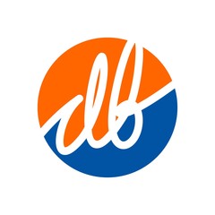 Poster - letter d and b logo vector