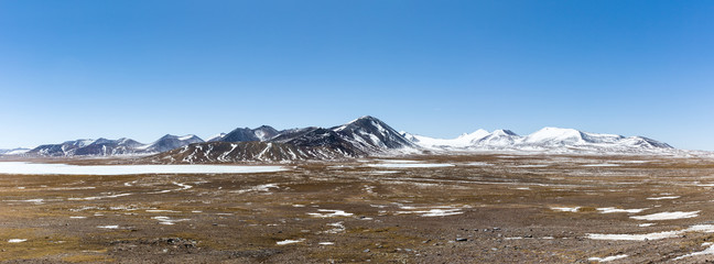 Sticker - kunlun snow mountains panorama