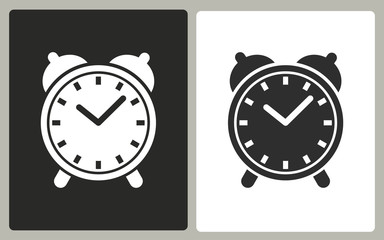 Poster - Clock - vector icon.