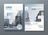 Fototapeta  - Annual report brochure flyer design template vector, Leaflet cover presentation, book cover.