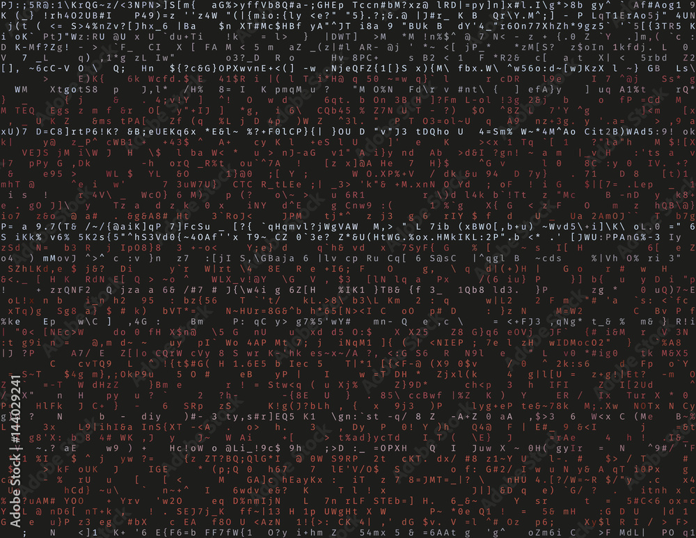 Corrupted source code. Modern vector illustration about computer ...