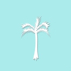 Wall Mural - Palm tree icon