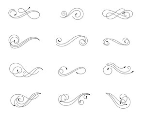 Poster - Swirl elements