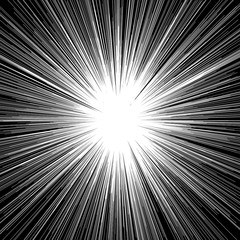 Poster - Concentric circular pattern. Random burst, radiating, radial element with distortion