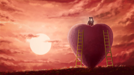 romantic lover scene
