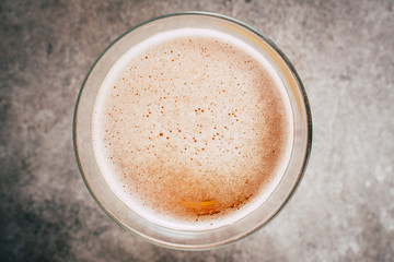 Glass beer on stone background with copy space. wallpaper