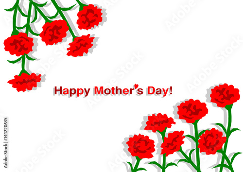 Happy Mother S Day 母の日 カーネーション イラスト Buy This Stock Vector And Explore Similar Vectors At Adobe Stock Adobe Stock