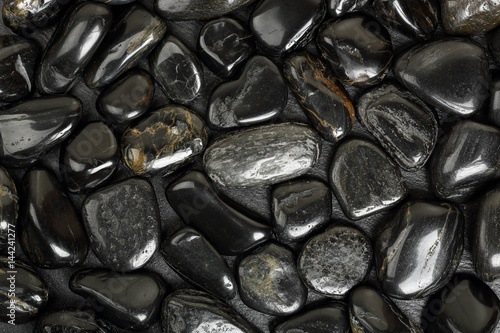 Fototapeta na wymiar black stones