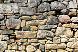 Fototapeta Desenie - Mediterranean stone drywall texture. 