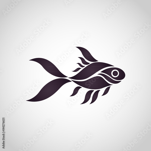 Download Goldfish logo vector icon illustrator - Buy this stock ...