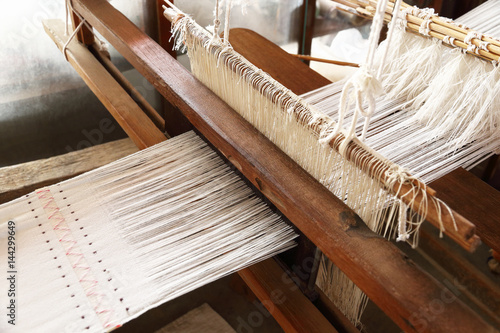 Fotografie, Obraz weaving handloom for pattern and background