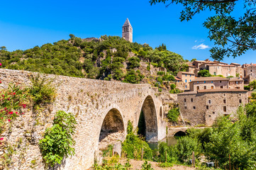 Wall Mural - Village d'Olargues, Hérault, Occitanie, France