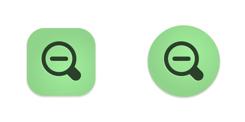 Sticker - Vector Green Web Buttons