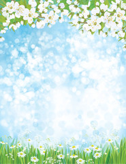 Wall Mural - vector nature background.