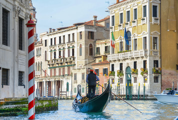 Gondolier in Venice