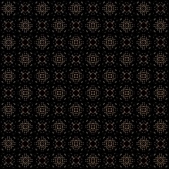 Wall Mural - Seamless texture with 3D rendering abstract fractal orange pattern