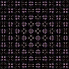 Wall Mural - Seamless texture with 3D rendering abstract fractal purple pattern