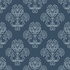 Canvas Print - Vintage wallpaper diamond shaped pattern