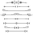© naum - set of calligraphic design elements and page decor