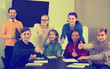 © JackF - Classmates displaying their enjoyment of school studies animatedly