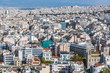 Athens city in Greece seen from viewpoint of Acropolis