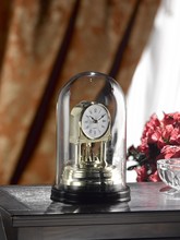Bell Jar Clock On A Shelf