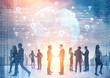 © ImageFlow - Businesspeople, network and Earth