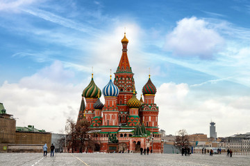 Canvas Print - St. Basil Cathedral in Moscow