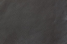 Texture Of Genuine Leather Close-up, Cowhide. Black Color. For Natural, Artisan Backgrounds, Substrate Composition Use, Vintage Design. Concept Of Shopping, Manufacturing