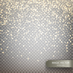 Magic vector luminous background.