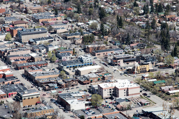 Full frame downtown Durango, Colorado