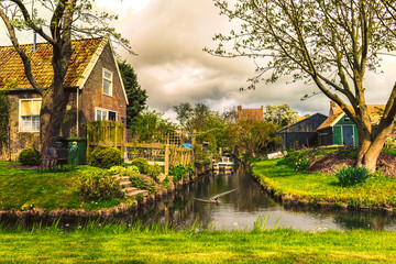 Fototapete - Hindeloopen. The Netherlands.