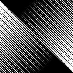 Poster - Abstract linear black and white texture. Mesh, array of lines geometric pattern