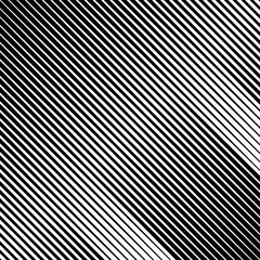 Leinwandbilder - Abstract linear black and white texture. Mesh, array of lines geometric pattern