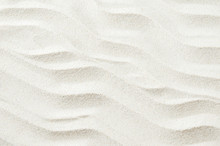 White Sand Texture Background With Wave Pattern