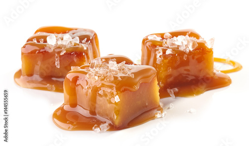 Fotografía homemade salted caramel pieces