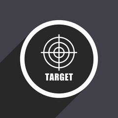 Aufkleber - Target flat design vector icon.