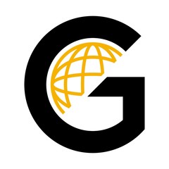 Wall Mural - letter G logo vector.