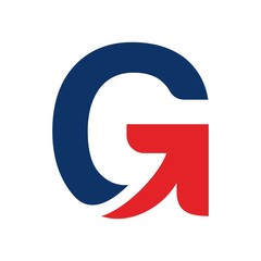 Wall Mural - letter g logo vector.