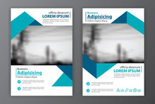 Abstract; Business; Brochure Flyer Template; Annual Report Or Book Cover Layout In A4 Size